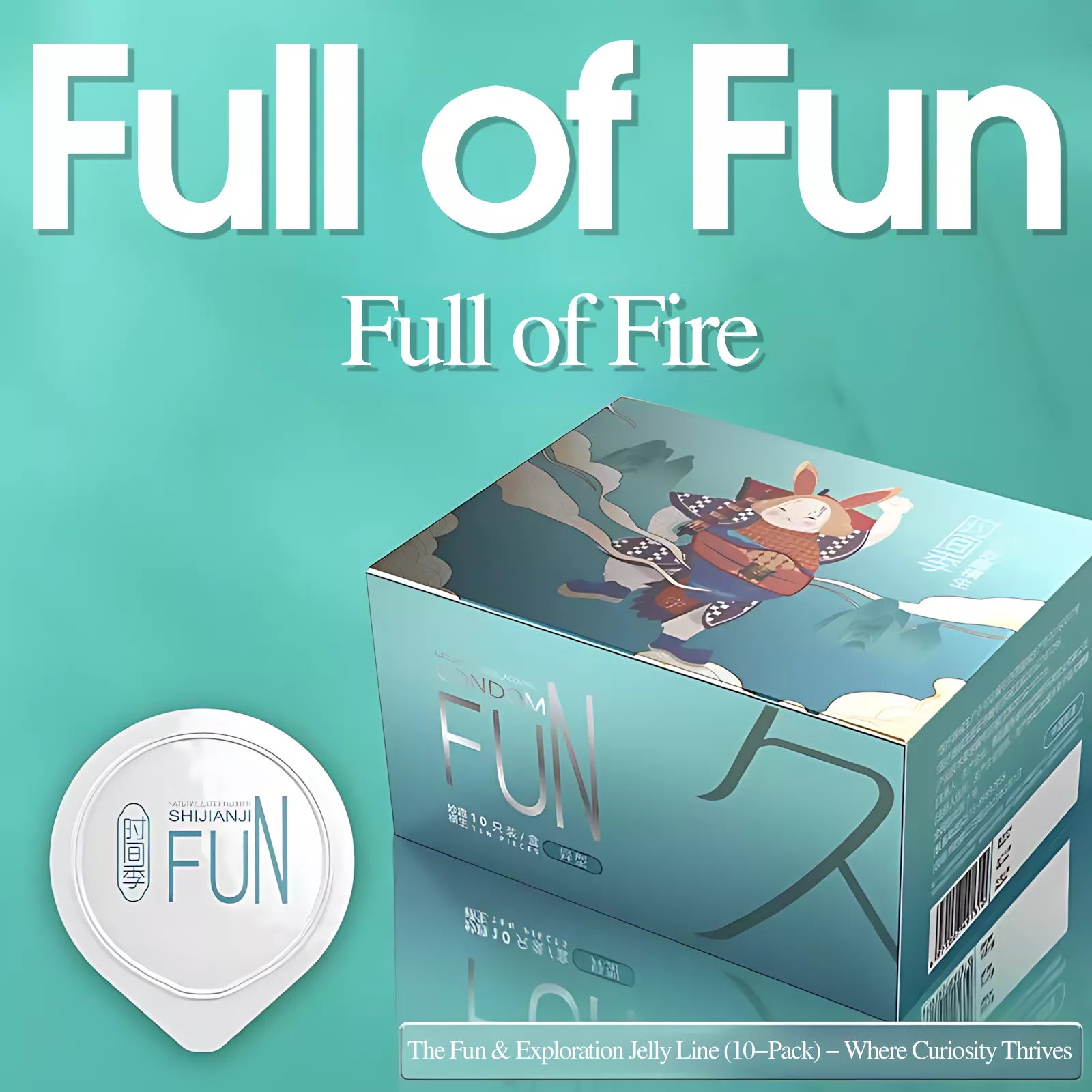 XUNAN Hyaluronic Acid Moist Ultra-Thin Textured Condoms