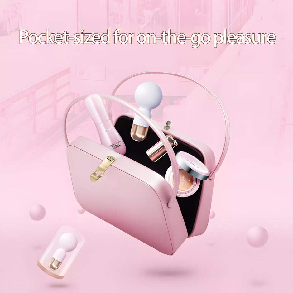 XUNAN Mini AV Vibrating Massage Wand for Women