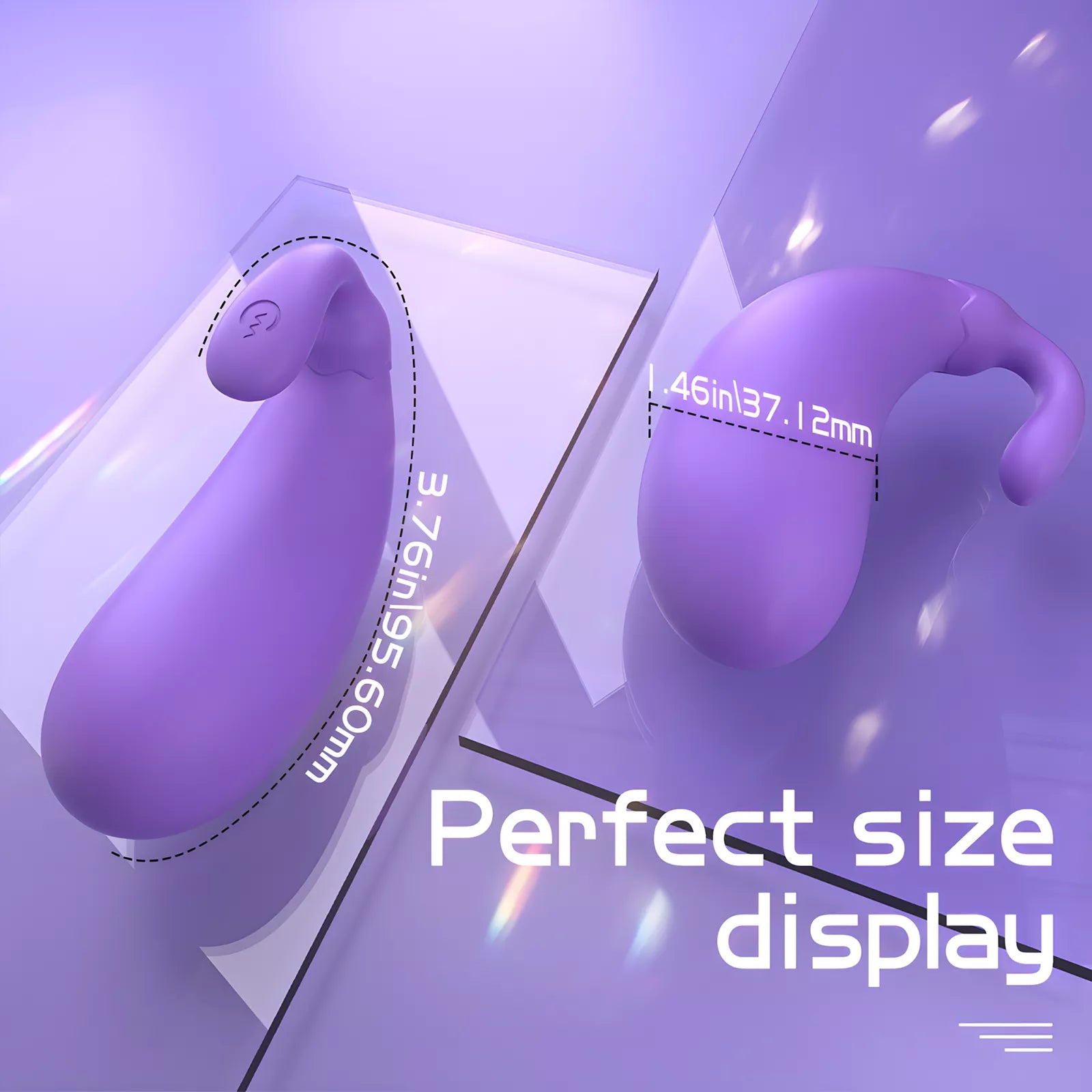 XUNAN Remote Control Purple Eggplant G-Spot Panty Vibrator