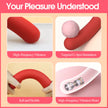 XUNAN Sausage-Style Vibrating Dildo for Women