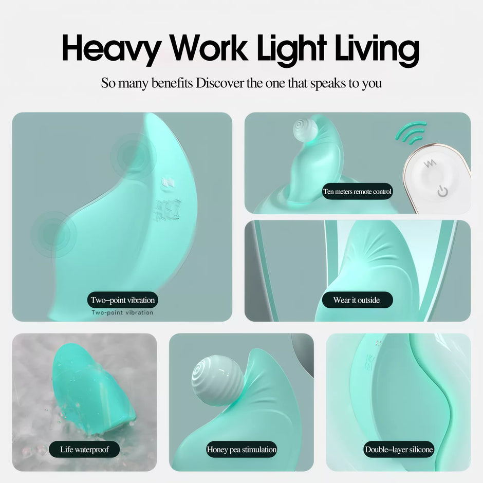 XUNAN Wearable Remote Control Vibrator Egg for Women