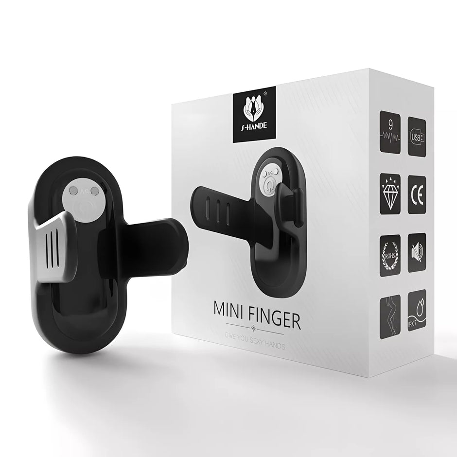XUNAN Mini Finger Wearable Vibrator for Clitoral & Nipple Play