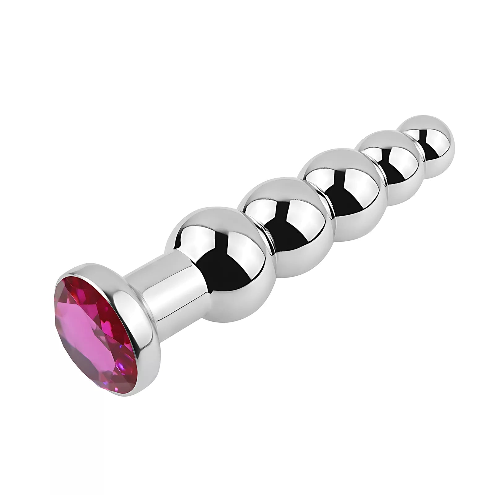 XUNAN Silver Stainless Steel Flower Anal Plug