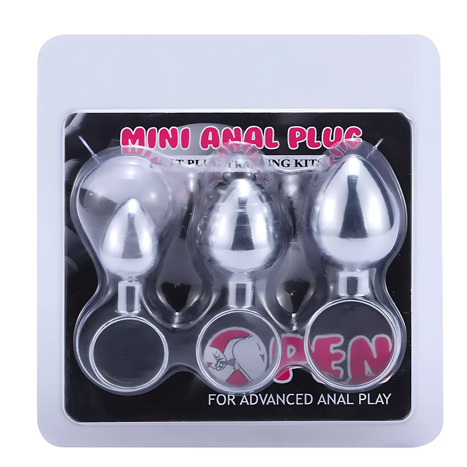 XUNAN Metal Finger Ring Anal Plug for Beginners