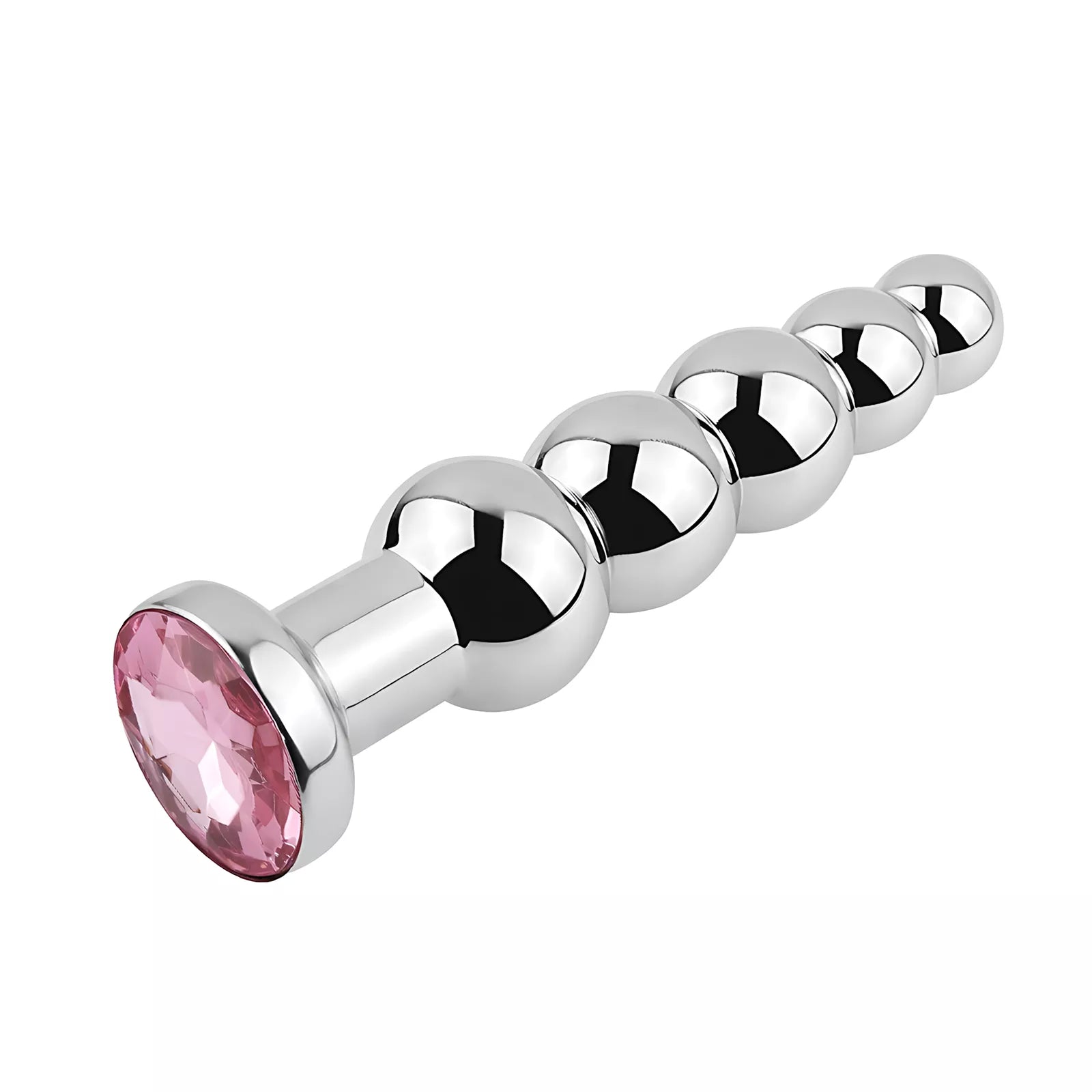 XUNAN Silver Stainless Steel Flower Anal Plug