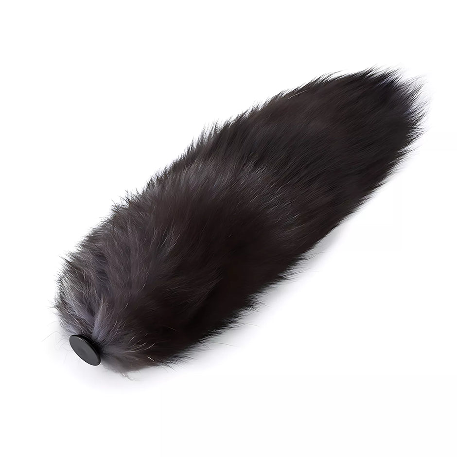 XUNAN Silicone Vibrating Tail Anal Plug for Women