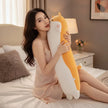 XUNAN Plush Dog Pillow with Hidden Telescopic Dildo & Remote Control