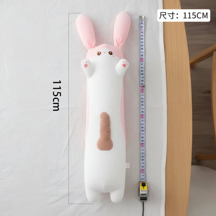 XUNAN Plush Barbie Bunny Pillow with Remote Control Telescopic Dildo